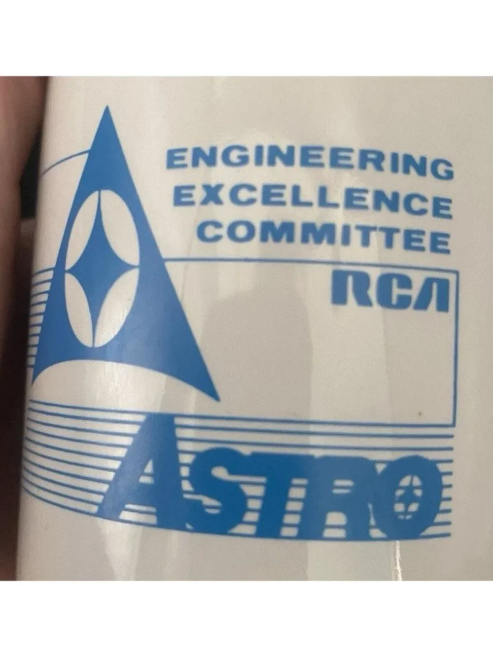 Vintage 80s RCA Engineering Excellence Committee 20th Anniversary Astro Mug